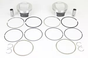 ハーレー Wiseco トラッカー シリーズ ピストン セット .020 オーバーサイズ 1999-2006 FLT、1999-に適合 HARLEY Wiseco Tracker Series Piston Set .020 Oversize fits 1999-2006 FLT, 1999- 【並行輸入品】