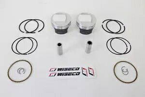 ハーレー Wiseco トラッカー シリーズ ピストン セット .030 オーバーサイズ 1984-1998 FLT、1991- に適合 HARLEY Wiseco Tracker Series Piston Set .030 Oversize fits 1984-1998 FLT, 1991- 【並行輸入品】