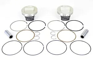 ハーレー Wiseco トラッカー シリーズ ピストン セット 標準サイズ 1999-2006 FLT、1999-に適合 HARLEY Wiseco Tracker Series Piston Set Standard Size fits 1999-2006 FLT, 1999- 【並行輸入品】