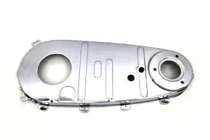 HARLEY クロームインナープライマリーカバーは 1936-1940 EL、1937-1948 UL、1946-1954 F に適合します。 HARLEY Chrome Inner Primary Cover fits 1936-1940 EL, 1937-1948 UL, 1946-1954 F 【並行輸入品】