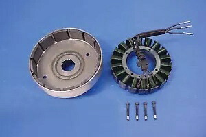 HARLEY オルタネーター ステーターとローターのセットは、2006 ～ 2006 FXD に適合します。 HARLEY Alternator Stator and Rotor Set fits 2006-2006 FXD, 【並行輸入品】