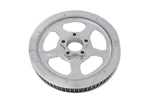 HARLEY リアドライブプーリー 70 歯 クロムは 2000-2005 FXST に適合します。 HARLEY Rear Drive Pulley 70 Tooth Chrome fits 2000-2005 FXST, 【並行輸入品】