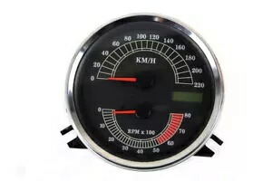 HARLEY 電子スピードメーターアセンブリは、1996 ～ 2003 FXST、1996 ～ 2003 FLST、19 に適合します。 HARLEY Electronic Speedometer Assembly fits 1996-2003 FXST, 1996-2003 FLST, 19 【並行輸入品】