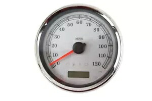 ハーレー 5 インチ 電子スピードメーター アセンブリ シルバー 2004-2011 FXD、2004-2 に適合 HARLEY 5 inch Electronic Speedometer Assembly Silver fits 2004-2011 FXD, 2004-2 【並行輸入品】｜カスタムパーツ WORLD倉庫