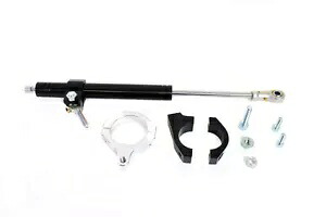 HARLEY ブラック フォーク ステアリング ダンパー キットは 2006-2017 FXD に適合します。 HARLEY Black Fork Steering Damper Kit fits 2006-2017 FXD, 【並行輸入品】|カスタムパーツ WORLD倉庫