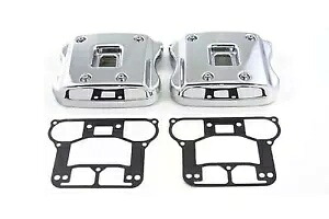 HARLEY ロッカーボックス カバー セット クローム 2004-2006 XL に適合 HARLEY Rocker Box Cover Set Chrome fits 2004-2006 XL, 【並行輸入品】