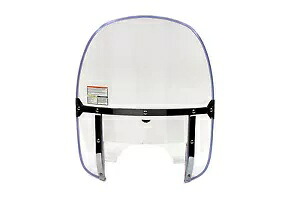 HARLEY ビーズフロントガラス、クリア下部付き、1960 ～ 1984 フロリダに適合。 HARLEY Beaded Windshield with Clear Lower fits 1960-1984 FL, 【並行輸入品】