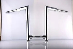 ハーレークローム 2インチ ハルクズハンドルバー 10インチ HARLEY CHROME 2\