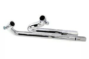 ハーレー エキゾースト ドラッグ パイプ セット クローム ショットガン スタイル 1991-2017 FXD に適合 HARLEY Exhaust Drag Pipe Set Chrome Shotgun Style fits 1991-2017 FXD, 【並行輸入品】