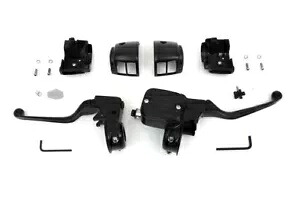 HARLEY 輪郭スタイル ハンドルバー コントロール キット ブラック 1996-2006 FXST、1996-2003 に適合 HARLEY Contour Style Handlebar Control Kit Black fits 1996-2006 FXST, 1996-2003 【並行輸入品】｜カスタムパーツ WORLD倉庫 73,205円