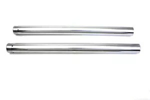 HARLEY ハードクローム 49mm フォークチューブセットは 2006-2017 FXD に適合します。 HARLEY Hard Chrome 49mm Fork Tube Set fits 2006-2017 FXD, 【並行輸入品】