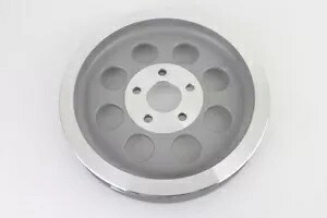 ハーレー シルバー リア ベルト プーリー 65 歯 1979-1984 FL、1979-1984 FX、1986-に適合 HARLEY Silver Rear Belt Pulley 65 Tooth fits 1979-1984 FL, 1979-1984 FX, 1986- 【並行輸入品】