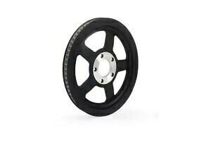 HARLEY ブラック リア ベルト プーリー 68 歯 2004-2006 XL に適合、 HARLEY Black Rear Belt Pulley 68 Tooth fits 2004-2006 XL, 【並行輸入品】|カスタムパーツ WORLD倉庫