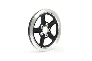 HARLEY シルバー リア ベルト プーリー 68 歯 2004-2006 XL に適合、 HARLEY Silver Rear Belt Pulley 68 Tooth fits 2004-2006 XL, 【並行輸入品】|カスタムパーツ WORLD倉庫