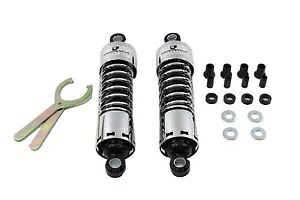 ハーレー 11 インチ プログレッシブ 412 シリーズ ショックセット 1980-2005 FLHT、1980-1984 に適合 HARLEY 11 inch Progressive 412 Series Shock Set fits 1980-2005 FLHT, 1980-1984 【並行輸入品】