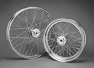 ハーレー クローム 16" X 3.00" フロント ホイール アセンブリ FLST 1986-99 HARLEY CHROME 16" X 3.00" FRONT WHEEL ASSEMBLY FLST 1986-99 【並行輸入品】｜カスタムパーツ WORLD倉庫