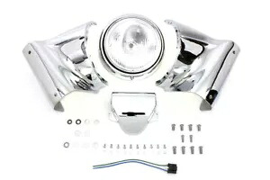HARLEY 7インチヘッドランプカウルキットは1960-1984 FLに適合します。 HARLEY 7 inch Headlamp Cowl Kit fits 1960-1984 FL, 【並行輸入品】