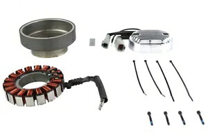 HARLEY オルタネーター充電システムキット 50 アンペア 2007-2007 FXST に適合、 HARLEY Alternator Charging System Kit 50 Amp fits 2007-2007 FXST, 【並行輸入品】|カスタムパーツ WORLD倉庫