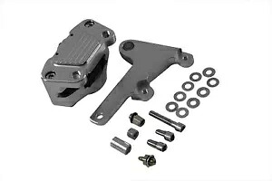 HARLEY 陽極酸化フロント 2 ピストンキャリパー ブラケット付き 1973-1983 FLH に適合 HARLEY Anodized Front 2 Piston Caliper with Bracket fits 1973-1983 FLH, 【並行輸入品】｜カスタムパーツ WORLD倉庫