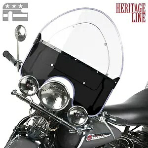 HARLEY National Cycle スプリング フォーク フロントガラス ブラック 1936-1948 UL、1936-1957 に適合 HARLEY National Cycle Spring Fork Windshield Black fits 1936-1948 UL, 1936-1957 【並行輸入品】｜カスタムパーツ WORLD倉庫