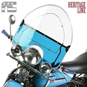 HARLEY National Cycle スプリング フォーク フロントガラス ブルー 1936-1948 UL、1936-1957 に適合 HARLEY National Cycle Spring Fork Windshield Blue fits 1936-1948 UL, 1936-1957 【並行輸入品】