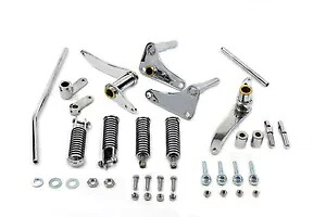 ハーレー フォワード コントロール キット クローム 1957-1974 XLH、1957-1974 XLCH、に適合 HARLEY Forward Control Kit Chrome fits 1957-1974 XLH, 1957-1974 XLCH, 【並行輸入品】