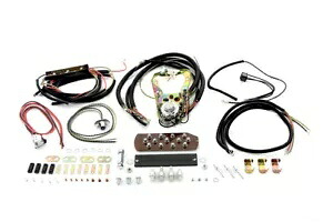 HARLEY スリー ライト ダッシュ ベース ワイヤリング ハーネス アセンブリ 1962-1964 フロリダに適合 HARLEY Three Light Dash Base Wiring Harness Assembly fits 1962-1964 FL, 【並行輸入品】