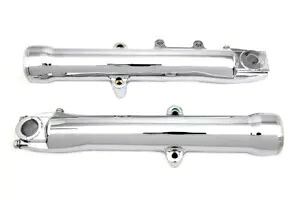 HARLEY クローム ロワー フォーク スライダー セットは 2007-2017 FXST に適合します。 HARLEY Chrome Lower Fork Slider Set fits 2007-2017 FXST, 【並行輸入品】