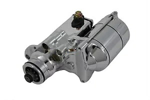 HARLEY Volt Tech スターターモーター 1.4kW クローム 2006-2017 FXD、2007-2017 FXST、に適合 HARLEY Volt Tech Starter Motor 1.4kW Chrome fits 2006-2017 FXD, 2007-2017 FXST, 【並行輸入品】