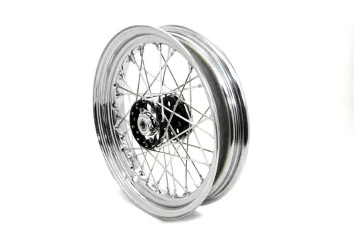 HARLEY 16 インチ x 3.00 インチ レプリカ フロントまたはリア スポーク ホイールは 1936-1940 EL に適合します。 HARLEY 16 inch x 3.00 inch Replica Front or Rear Spoke Wheel fits 1936-1940 EL, 【並行輸入品】