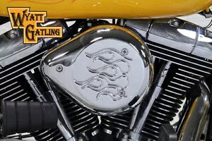 ハーレー クローム ワイアット ガトリング エア クリーナー アセンブリ 1993-2007 FXST、1993-2007 に適合 HARLEY Chrome Wyatt Gatling Air Cleaner Assembly fits 1993-2007 FXST, 1993-2007 【並行輸入品】