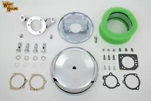 ハーレー クローム ワイアット ガトリング エア クリーナー アセンブリ 1993-2007 FXST、1993-2007 に適合 HARLEY Chrome Wyatt Gatling Air Cleaner Assembly fits 1993-2007 FXST, 1993-2007 【並行輸入品】｜カスタムパーツ WORLD倉庫