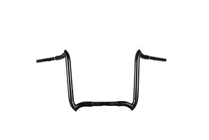 ハーレー グロスブラック 1 1/4" CROOKS ハンドルバー 18" HARLEY GLOSS BLACK 1 1/4" CROOKS HANDLEBARS 18" 【並行輸入品】｜カスタムパーツ WORLD倉庫