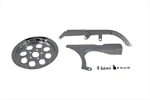 HARLEY クロムベルトガードキットは、1986-1999 FXST、1986-1999 FLST、に適合します。 HARLEY Chrome Belt Guard Kit fits 1986-1999 FXST, 1986-1999 FLST, 【並行輸入品】|カスタムパーツ WORLD倉庫