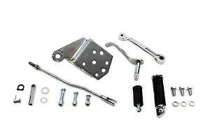 HARLEY クローム レプリカ シフター コントロール キットは、1979 ~ 1984 FLH、1980 ~ 1983 FX、に適合します。 HARLEY Chrome Replica Shifter Control Kit fits 1979-1984 FLH, 1980-1983 FX, 【並行輸入品】|カスタムパーツ WORLD倉庫
