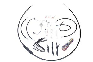 HARLEY 10 インチ-12 インチハンドルバーケーブルとブレーキラインキットは 2007-2013 XL に適合します。 HARLEY 10 inch-12 inch Handlebar Cable and Brake Line Kit fits 2007-2013 XL, 【並行輸入品】|カスタムパーツ WORLD倉庫