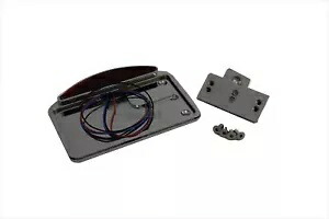 HARLEY クローム水平 LED テールランプキット スライススタイル 1979-1996 XL に適合 HARLEY Chrome Horizontal LED Tail Lamp Kit Slice Style fits 1979-1996 XL, 【並行輸入品】