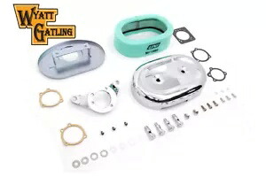 ハーレー クローム ワイアット ガトリング エア クリーナー アセンブリ 1993-2007 FXST、1993-2007 に適合 HARLEY Chrome Wyatt Gatling Air Cleaner Assembly fits 1993-2007 FXST, 1993-2007 【並行輸入品】｜カスタムパーツ WORLD倉庫