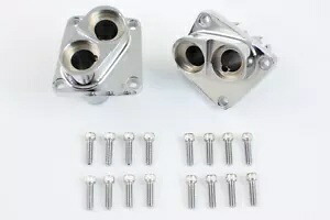 HARLEY クローム タペット ブロック セットは、1948-1984 FL、1971-1984 FX、1979-1983 FLT、に適合します。 HARLEY Chrome Tappet Block Set fits 1948-1984 FL, 1971-1984 FX, 1979-1983 FLT, 【並行輸入品】|カスタムパーツ WORLD倉庫