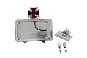 HARLEY クローム水平 LED テールランプキット マルタスタイル 1979-1996 XL に適合 HARLEY Chrome Horizontal LED Tail Lamp Kit Maltese Style fits 1979-1996 XL, 【並行輸入品】|カスタムパーツ WORLD倉庫