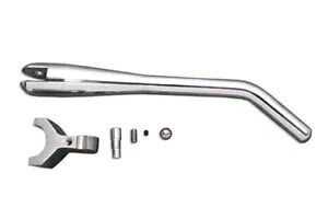 HARLEY クローム キックスタンド アセンブリ 溶接タイプは 0- カスタムに適合します。 HARLEY Chrome Kickstand Assembly Weld-On Type fits 0- Custom, 【並行輸入品】