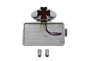 HARLEY クローム水平 LED テールランプキット マルタスタイル 1979-1996 XL に適合 HARLEY Chrome Horizontal LED Tail Lamp Kit Maltese Style fits 1979-1996 XL, 【並行輸入品】|カスタムパーツ WORLD倉庫