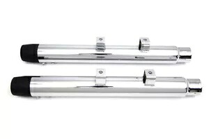 HARLEY 直径 2-1/4 インチ クローム ストレート マフラー セット 2014-UP XL に適合 HARLEY 2-1/4 inch Diameter Chrome Straight Muffler Set fits 2014-UP XL, 【並行輸入品】｜カスタムパーツ WORLD倉庫