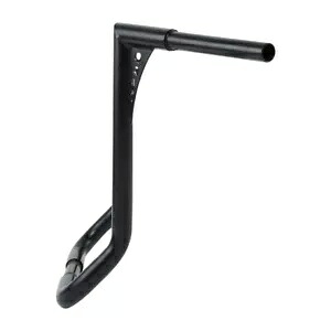 ハーレー サテンブラック 1-1/4 インチ バンディッツ ハンドルバー - ファットワイド 18 インチライズ HARLEY SATIN BLACK 1-1/4\