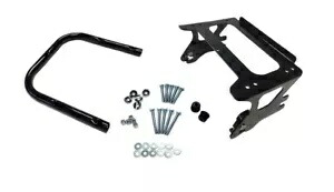 HARLEY クイック デタッチ ツアー ボックス マウント キット ブラック 1999-2008 FLHT、1999-2008 FLT に適合 HARLEY Quick Detach Tour Box Mount Kit Black fits 1999-2008 FLHT, 1999-2008 FLT 【並行輸入品】