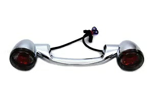HARLEY クロムスチール Revox ターンシグナルバー ランプ付き 2000-2017 FLST、1999-に適合 HARLEY Chrome Steel Revox Turn Signal Bar with Lamps fits 2000-2017 FLST, 1999- 【並行輸入品】