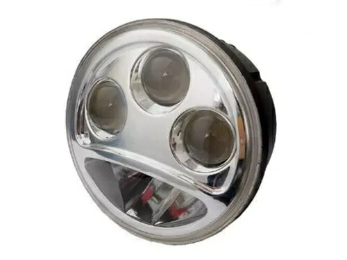 HARLEY 5-3/4 インチ LED 交換用ヘッドランプユニットは 0- カスタムに適合します。 HARLEY 5-3/4 inch LED Replacement Headlamp Unit fits 0- Custom, 【並行輸入品】