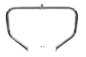HARLEY クローム フロント エンジン ガードは 2009-UP FLT に適合します。 HARLEY Chrome Front Engine Guard fits 2009-UP FLT, 【並行輸入品】