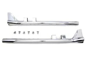ハーレー 33 インチ ブロンクス ストレート テール セット クローム 1995-2016 FLT に適合 HARLEY 33 inch Bronx Straight Tail Set Chrome fits 1995-2016 FLT, 【並行輸入品】