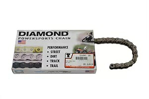 HARLEY .530 120 リンクチェーン ニッケルメッキ 0-すべてに適合、 HARLEY .530 120 Link Chain Nickel Plated fits 0- All, 【並行輸入品】｜カスタムパーツ WORLD倉庫 59,400円